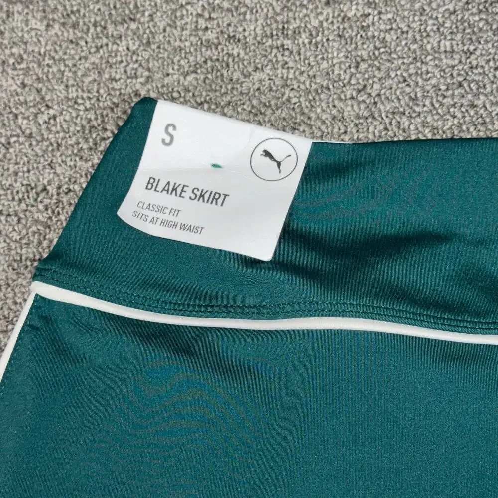 NWT PUMA Green Blake Golf Skirt Skort Women's Size Small Classic Fit Preppy NEW - Picture 4 of 11